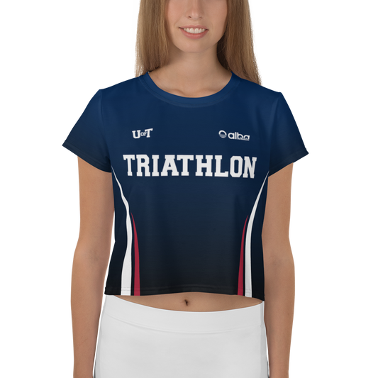 Women's Crop Tee - University Triathlon