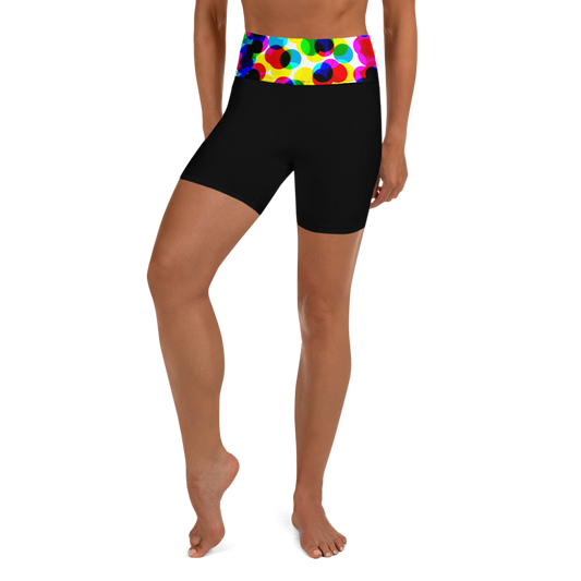 Women's Yoga Shorts - CMYK