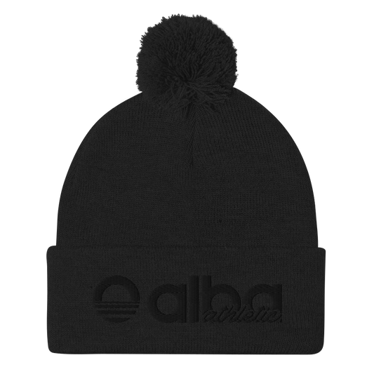 Pom-Pom Beanie - Black Out