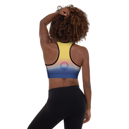 Women's Sports Bra - Evening Sun