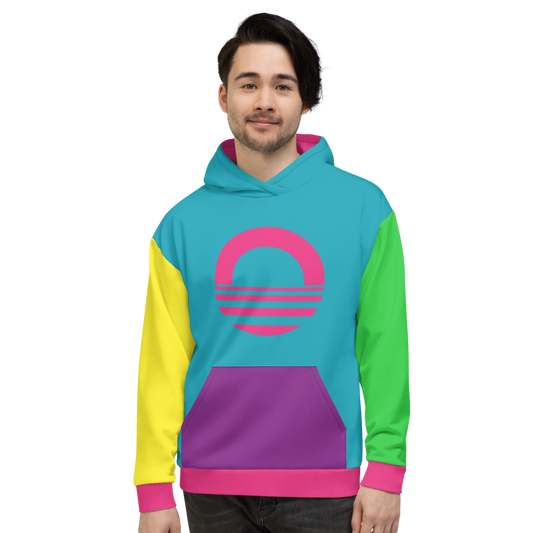 Men's Hooded Sweatshirt - Neon