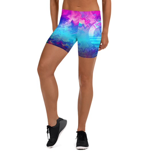 Women's Tight Short - Mountain Dream